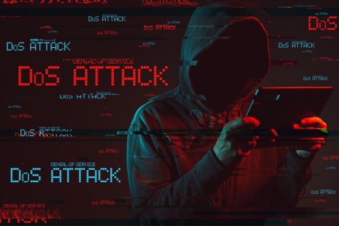 DDoS cyber attack